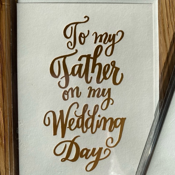 Foil Script Wedding Day Cards Set - Picture 5 of 5